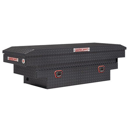 Weather Guard Crossover Tool Box for Mid-Size Trucks Gun Metal Gray Aluminum Deep Model 137-6-04