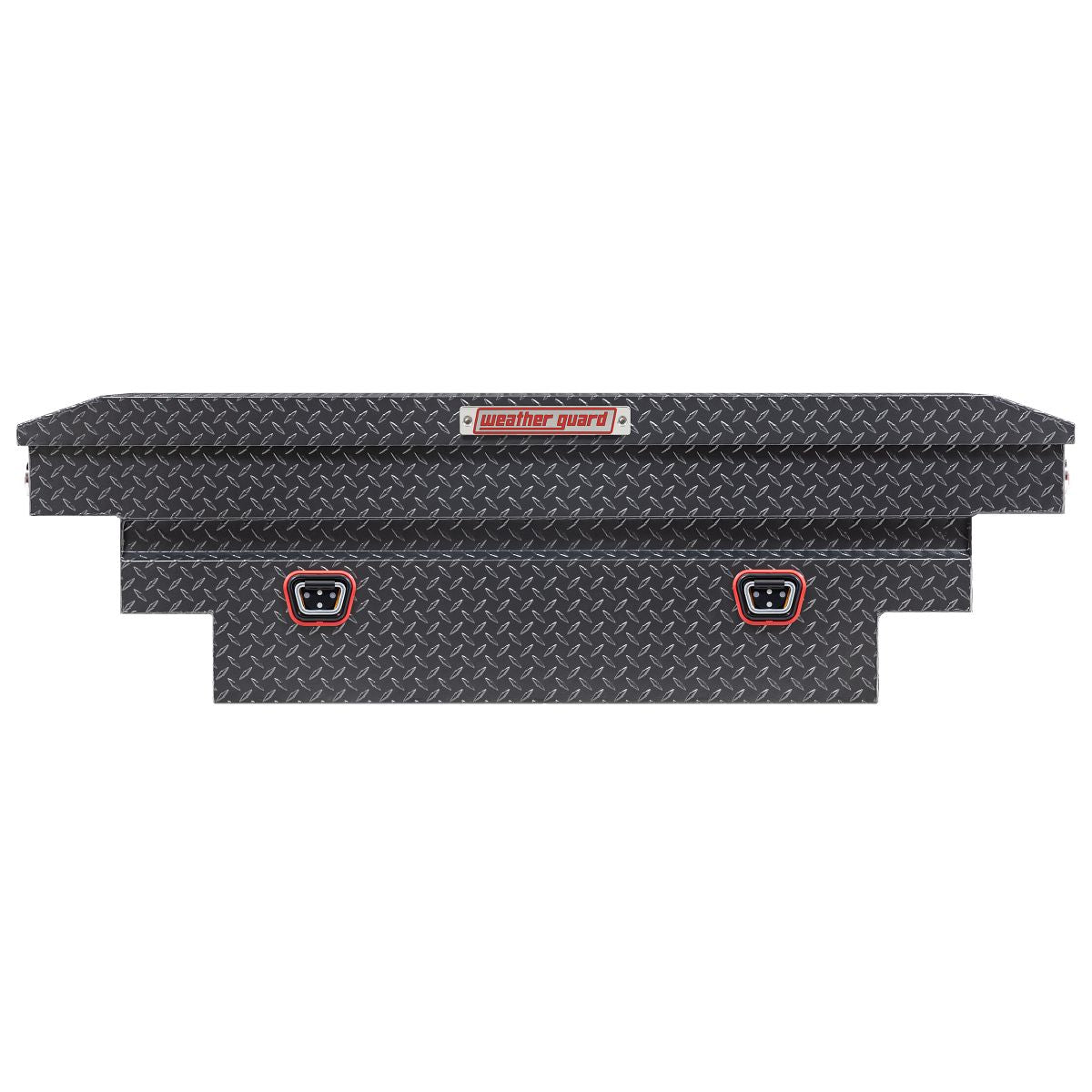 Weather Guard Crossover Tool Box for Mid-Size Trucks Gun Metal Gray Aluminum Deep Model 137-6-04