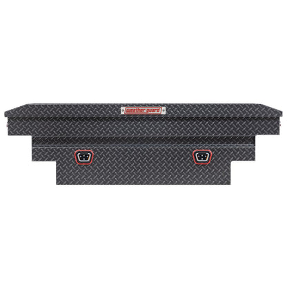 Weather Guard Crossover Tool Box for Mid-Size Trucks Gun Metal Gray Aluminum Deep Model 137-6-04