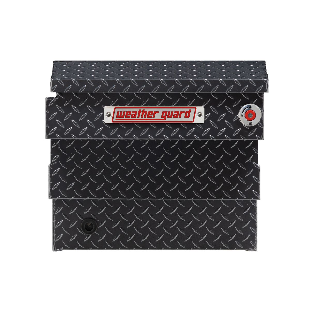 Weather Guard Crossover Tool Box for Mid-Size Trucks Gun Metal Gray Aluminum Deep Model 137-6-04