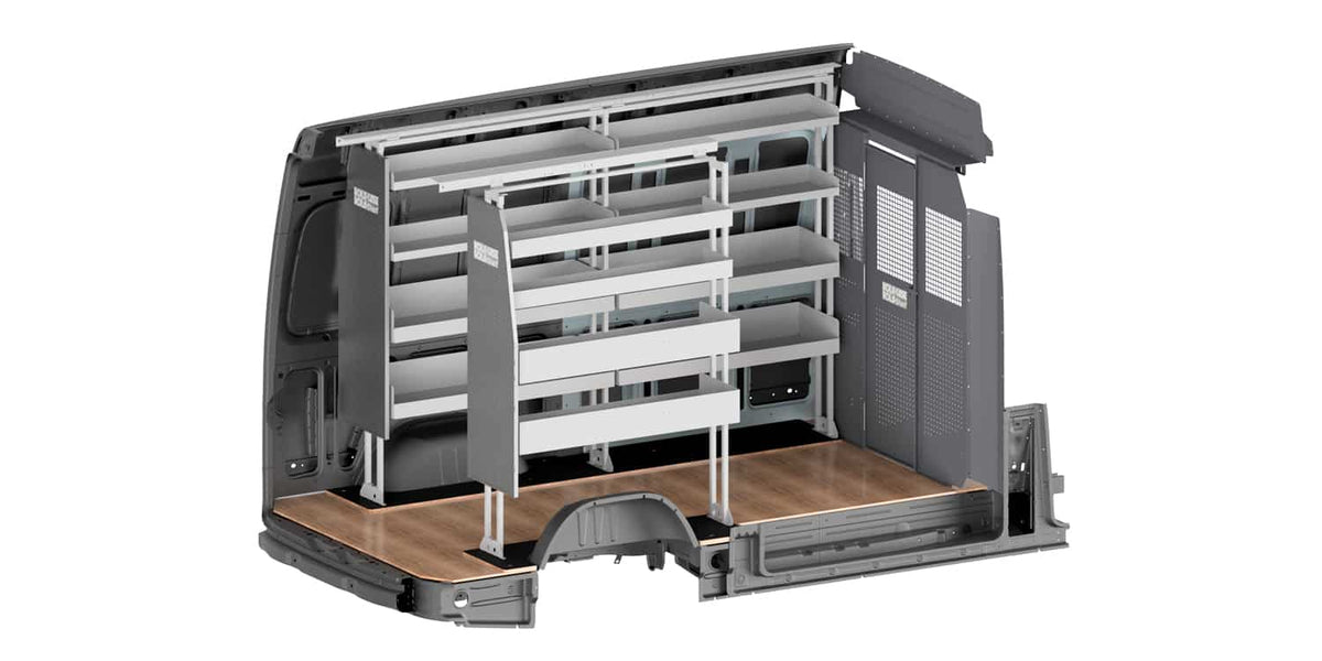 Rola-Case Basic Bin Package for Mercedes Sprinter - 144-in WB - High Roof