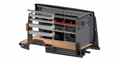 Rola-Case America's Most Popular Bin Package for Mercedes Sprinter - 144-in WB - Std Roof