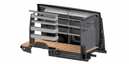Rola-Case Basic Bin Package for Mercedes Sprinter - 144-in WB - Std Roof