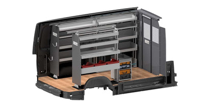 Rola-Case Service Bin Package for Mercedes Sprinter - 144-in WB - Std Roof