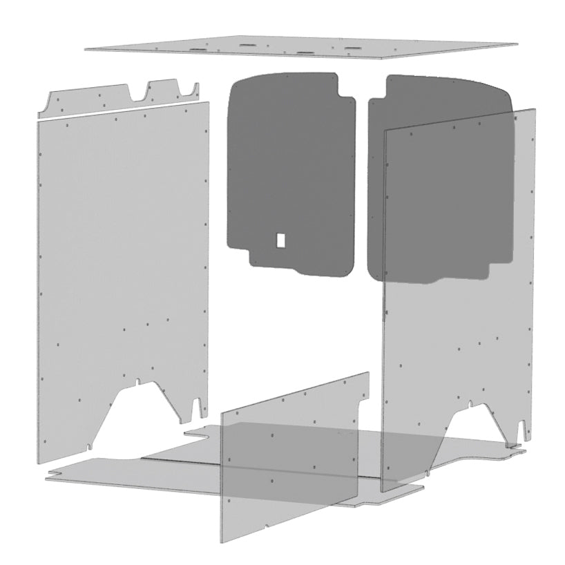 DuraTherm Rear Door Liner Kit for Ford Transit Crew Vans