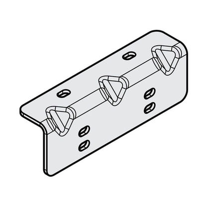 Vantech H1-Series Side Mount Adaptor Plate (White) - Set of 2 - H43W