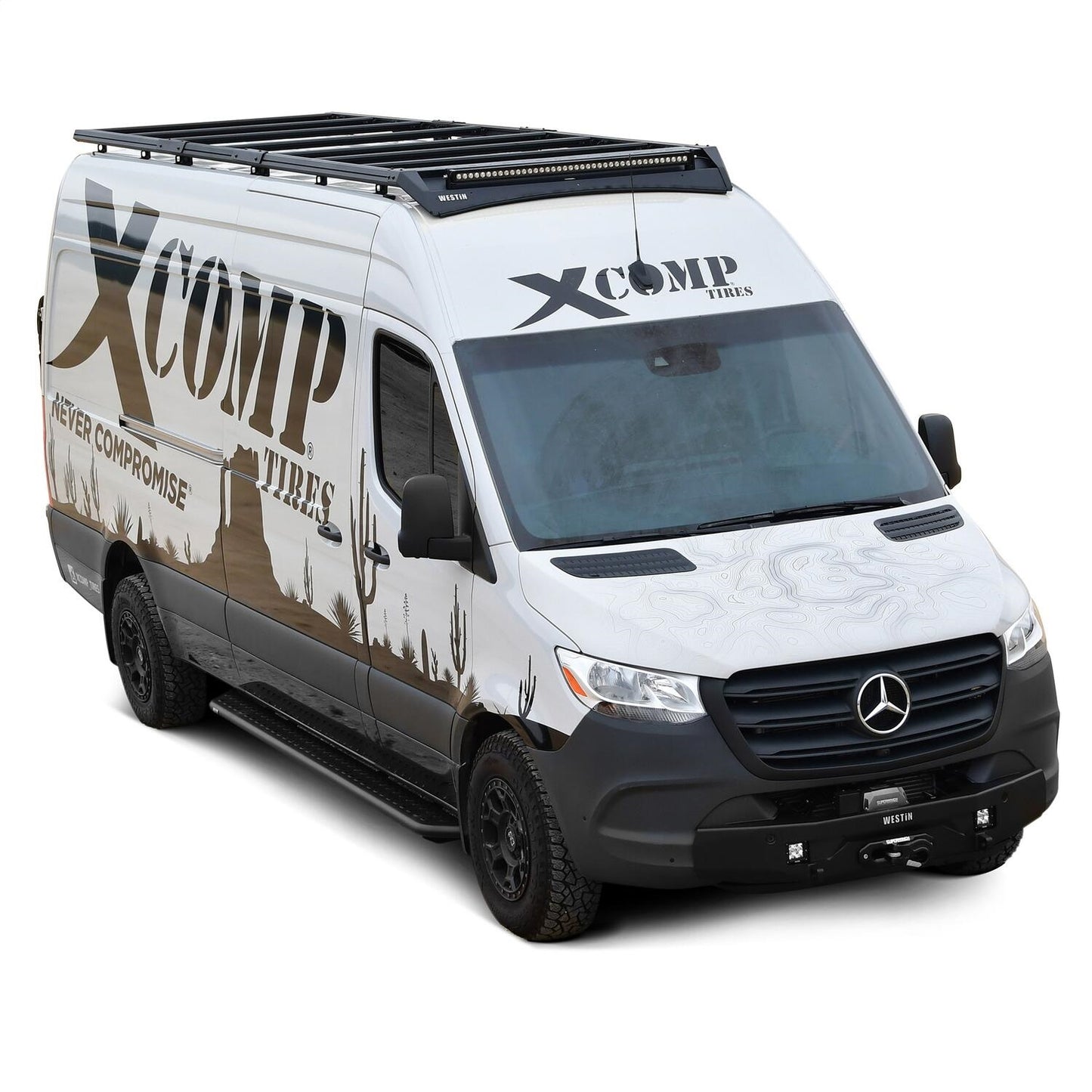 Westin Mesa Roof Rack for Mercedes-Benz Sprinter vans (2019-2026) - 15-00025