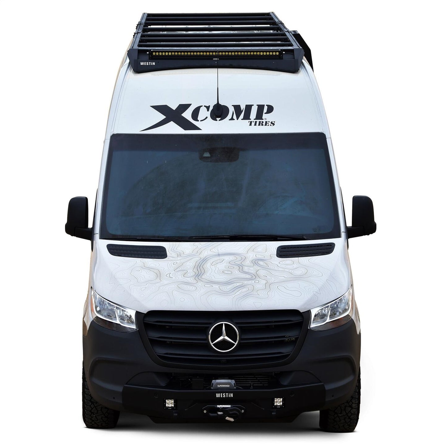 Westin Mesa Roof Rack for Mercedes-Benz Sprinter vans (2019-2026) - 15-00025