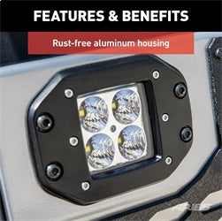 ARIES 2-in Flush-Mount LED Lights - 1501250