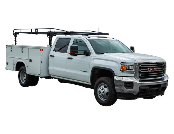 Buyers Products 13-1/2 ft Black Steel Service Body Ladder Rack - 1501250
