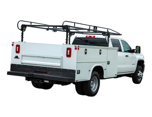Buyers Products 13-1/2 ft Black Steel Service Body Ladder Rack - 1501250