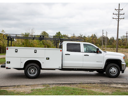 Buyers Products 13-1/2 ft Black Steel Service Body Ladder Rack - 1501250