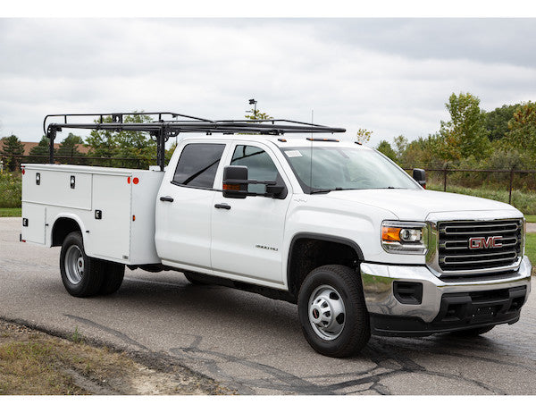 Buyers Products 13-1/2 ft Black Steel Service Body Ladder Rack - 1501250