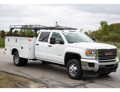Buyers Products 13-1/2 ft Black Steel Service Body Ladder Rack - 1501250