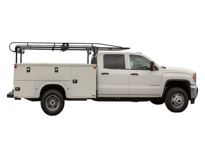 Buyers Products 13-1/2 ft Black Steel Service Body Ladder Rack - 1501250