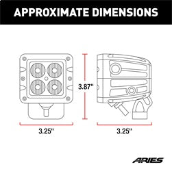 ARIES 2-in Square Cube LED Lights - 1501252