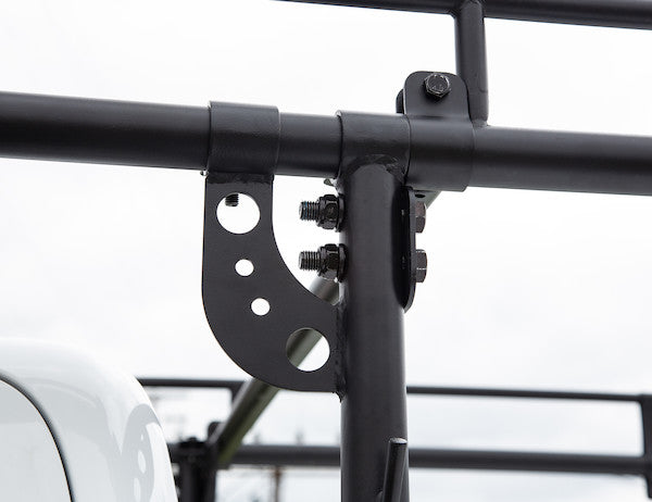 Buyers Products 14-1/2 ft Black Steel Service Body Ladder Rack - 1501260