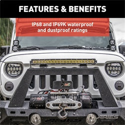 ARIES 20-in Single-Row LED Light Bar - 1501262
