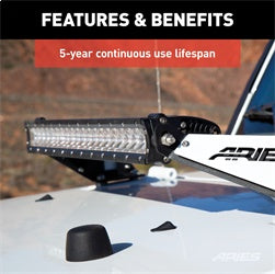 ARIES 20-in Single-Row LED Light Bar - 1501262