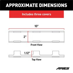 ARIES 30-in LED Light Bar Covers - 1501265