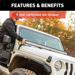 ARIES 50-in Double-Row LED Light Bar - 1501278