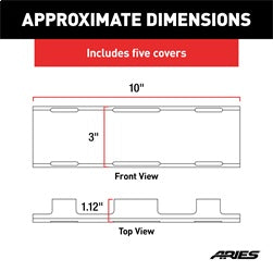 ARIES 50-in LED Light Bar Covers - 1501279