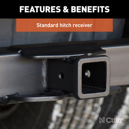CURT Xtra Duty Class 5 Trailer Hitch, 2" Receiver, Select Nissan Titan XD - 15306