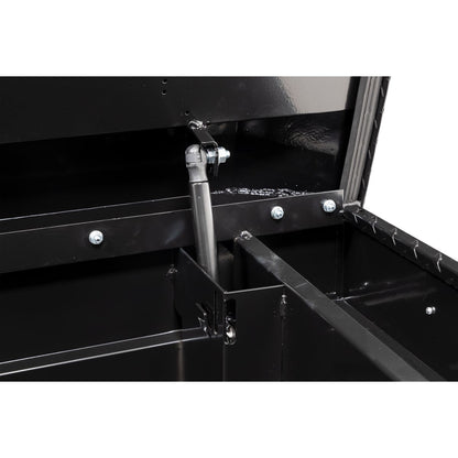 Weather Guard Crossover Tool Box for Mid-Size Trucks Gloss Black Aluminum Standard Model 154-5-04