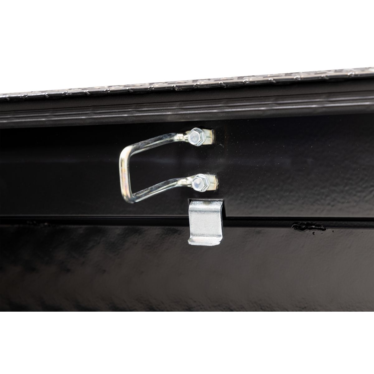 Weather Guard Crossover Tool Box for Mid-Size Trucks Gloss Black Aluminum Standard Model 154-5-04