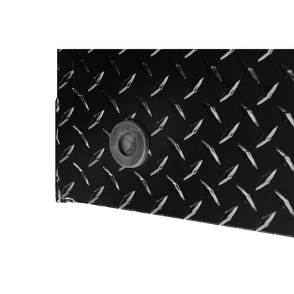 Weather Guard Crossover Tool Box for Mid-Size Trucks Gloss Black Aluminum Standard Model 154-5-04