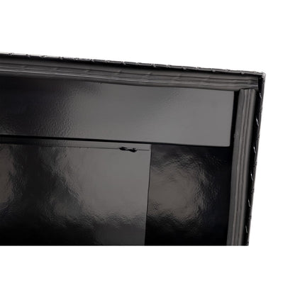 Weather Guard Crossover Tool Box for Mid-Size Trucks Gloss Black Aluminum Standard Model 154-5-04