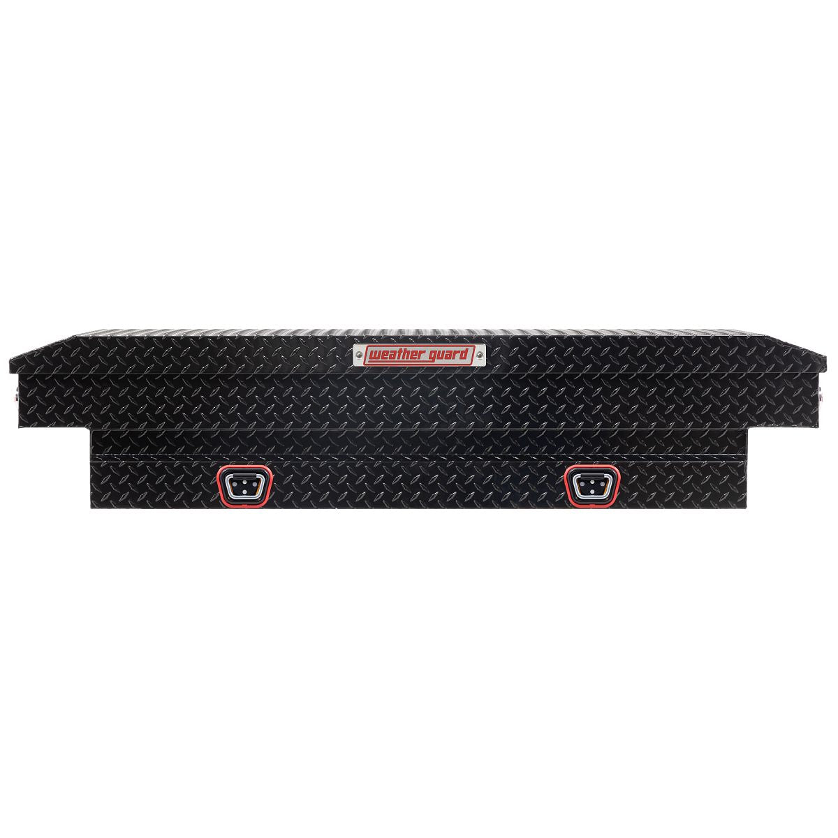 Weather Guard Crossover Tool Box for Mid-Size Trucks Gloss Black Aluminum Standard Model 154-5-04