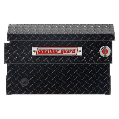 Weather Guard Crossover Tool Box for Mid-Size Trucks Gloss Black Aluminum Standard Model 154-5-04