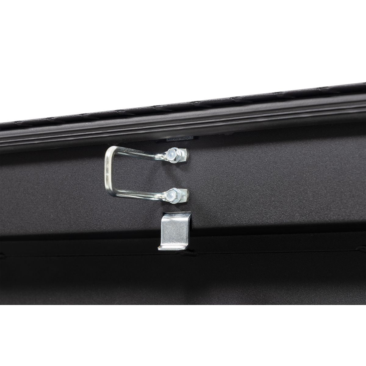 Weather Guard Crossover Tool Box for Mid-Size Trucks Textured Matte Black Aluminum Standard Model 154-52-04