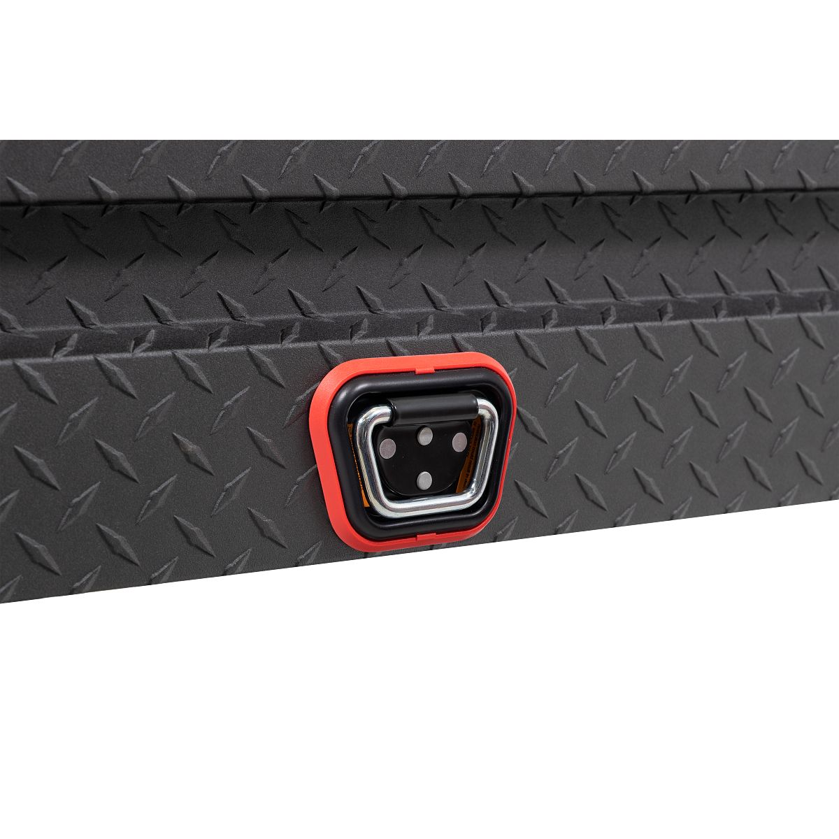 Weather Guard Crossover Tool Box for Mid-Size Trucks Textured Matte Black Aluminum Standard Model 154-52-04