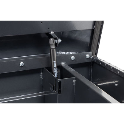 Weather Guard Crossover Tool Box for Mid-Size Trucks Gun Metal Gray Aluminum Standard Model 154-6-04