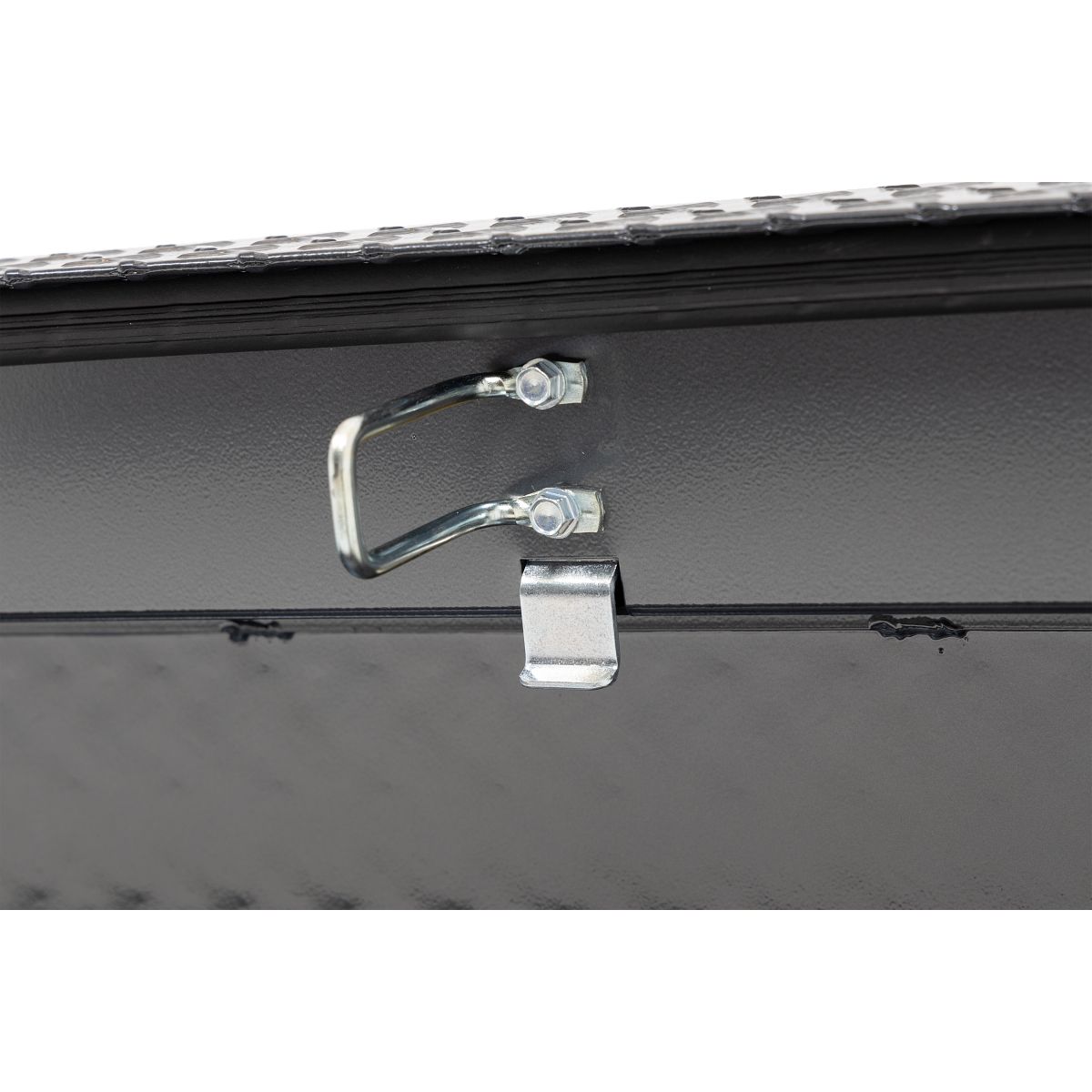 Weather Guard Crossover Tool Box for Mid-Size Trucks Gun Metal Gray Aluminum Standard Model 154-6-04