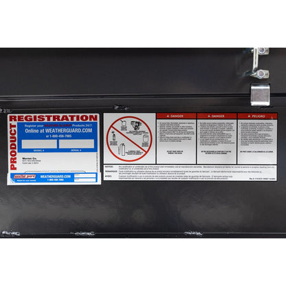 Weather Guard Crossover Tool Box for Mid-Size Trucks Gun Metal Gray Aluminum Standard Model 154-6-04