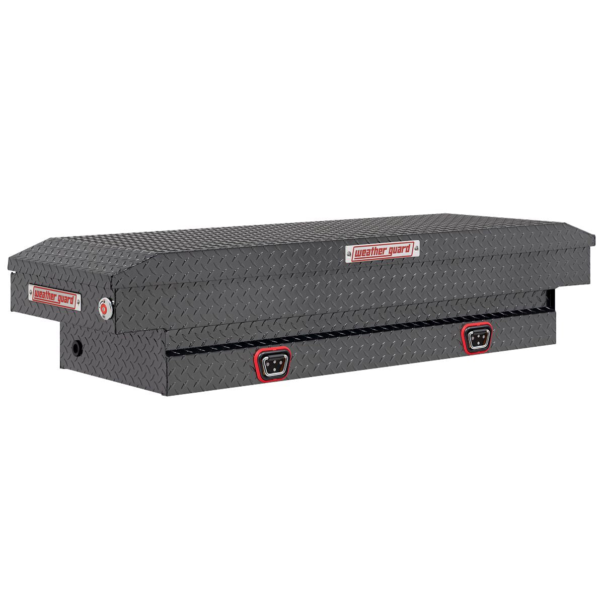 Weather Guard Crossover Tool Box for Mid-Size Trucks Gun Metal Gray Aluminum Standard Model 154-6-04