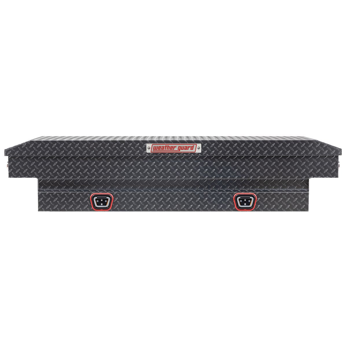 Weather Guard Crossover Tool Box for Mid-Size Trucks Gun Metal Gray Aluminum Standard Model 154-6-04