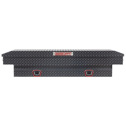 Weather Guard Crossover Tool Box for Mid-Size Trucks Gun Metal Gray Aluminum Standard Model 154-6-04