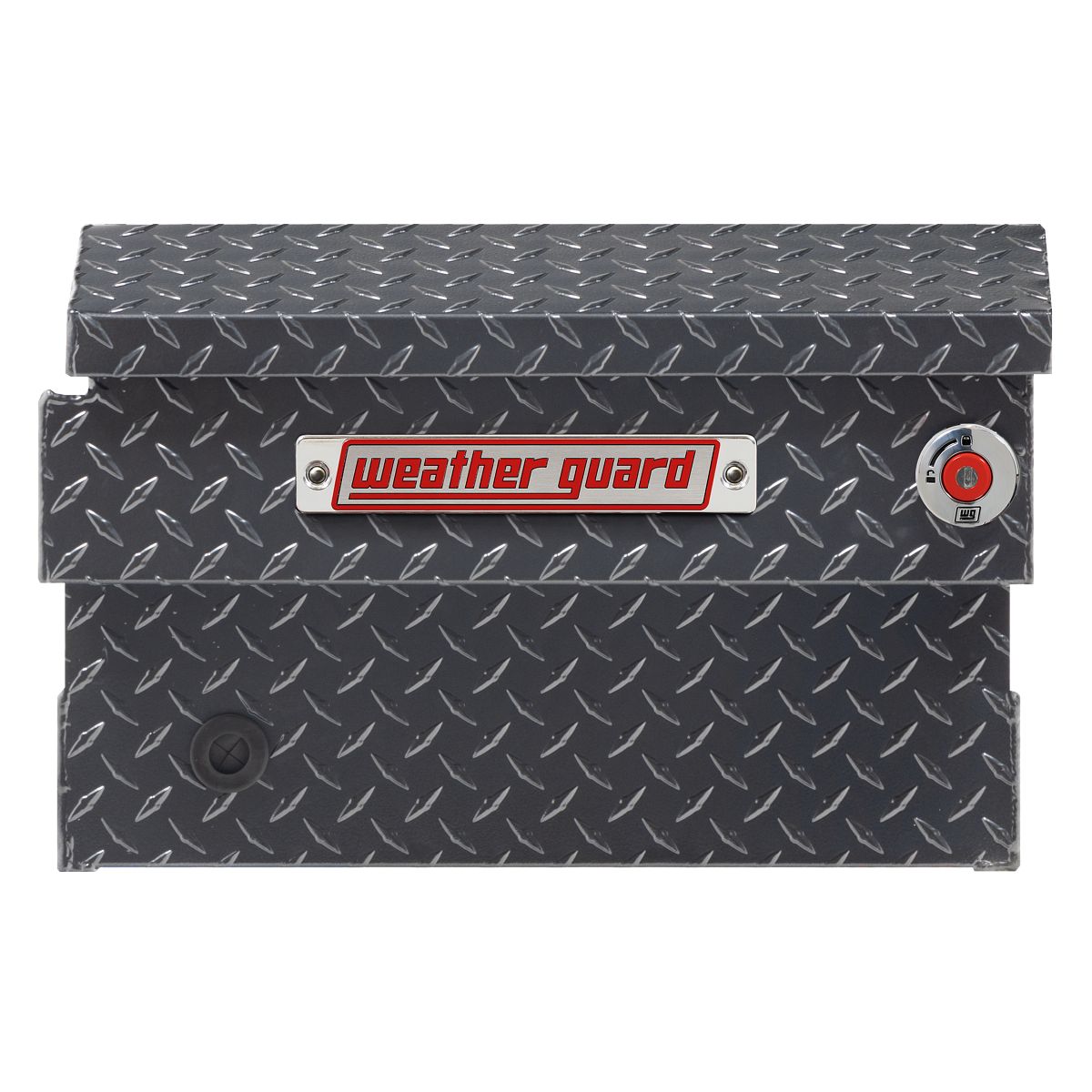Weather Guard Crossover Tool Box for Mid-Size Trucks Gun Metal Gray Aluminum Standard Model 154-6-04