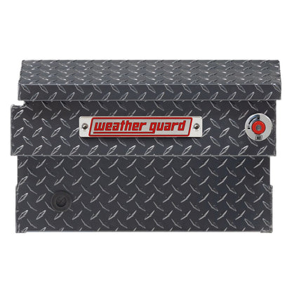Weather Guard Crossover Tool Box for Mid-Size Trucks Gun Metal Gray Aluminum Standard Model 154-6-04