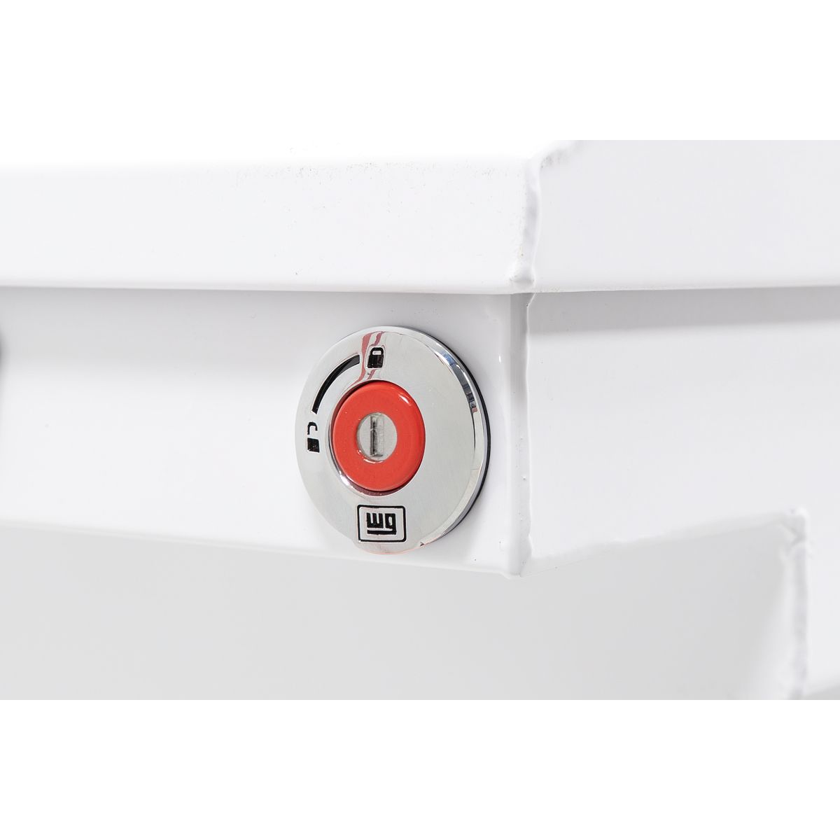 Weather Guard Crossover Tool Box for Mid-Size Trucks White Steel Standard Model 156-3-04