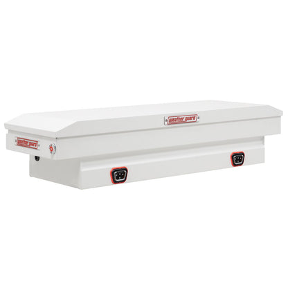 Weather Guard Crossover Tool Box for Mid-Size Trucks White Steel Standard Model 156-3-04