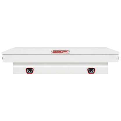 Weather Guard Crossover Tool Box for Mid-Size Trucks White Steel Standard Model 156-3-04