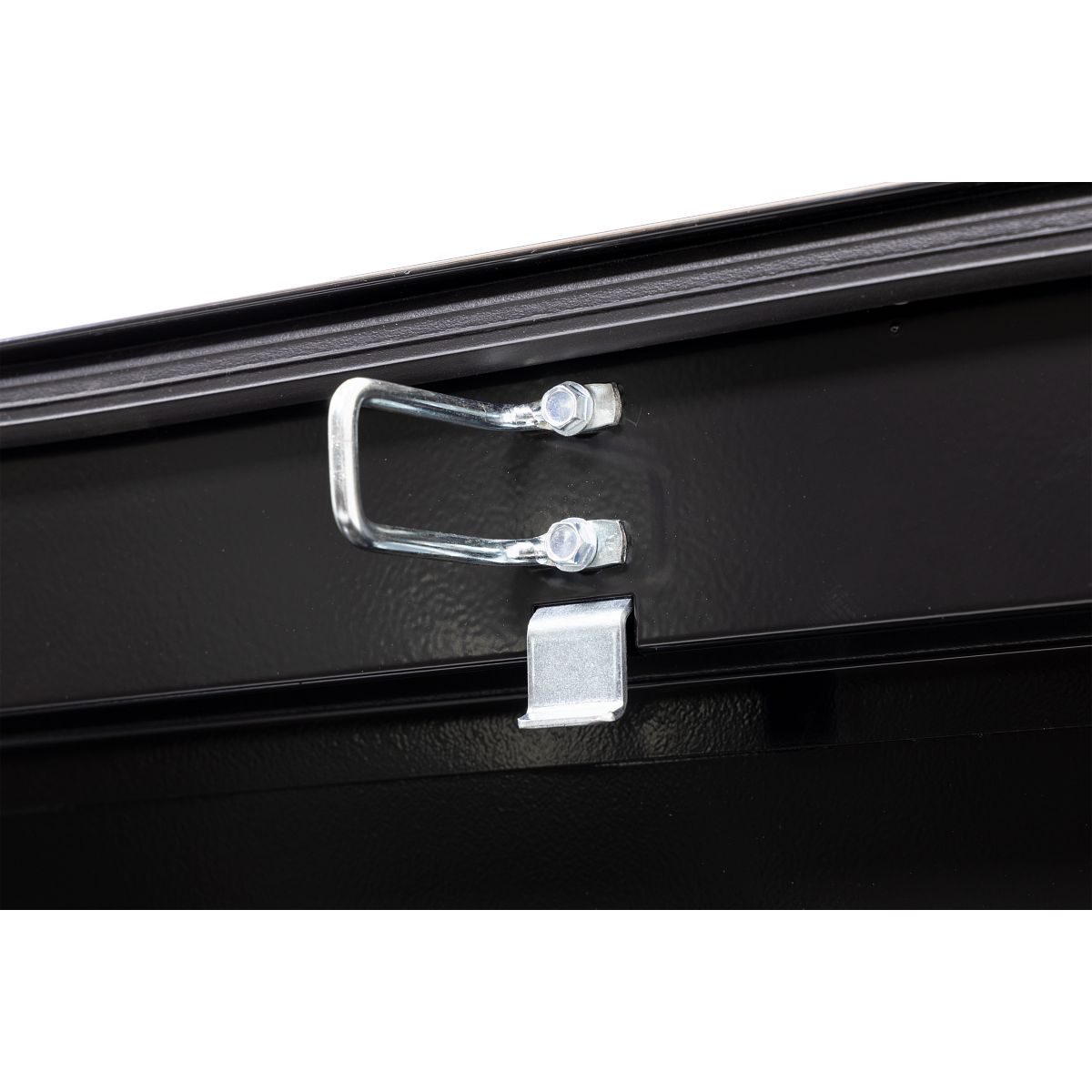 Weather Guard Crossover Tool Box for Mid-Size Trucks Gloss Black Steel Standard Model 156-5-04