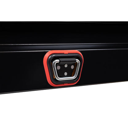 Weather Guard Crossover Tool Box for Mid-Size Trucks Gloss Black Steel Standard Model 156-5-04