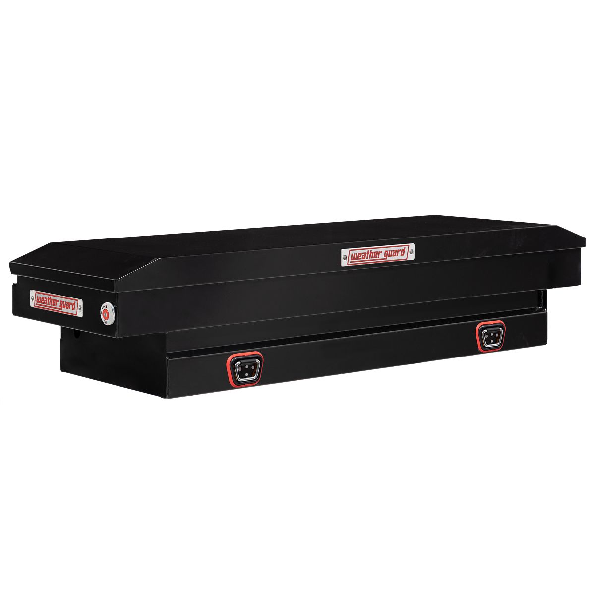 Weather Guard Crossover Tool Box for Mid-Size Trucks Gloss Black Steel Standard Model 156-5-04