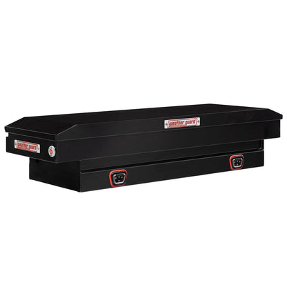 Weather Guard Crossover Tool Box for Mid-Size Trucks Gloss Black Steel Standard Model 156-5-04